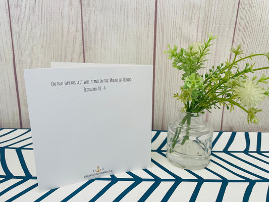 Mount of Olives greeting card