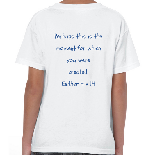Esther Bible Heroes Back White For This Moment you were chosen