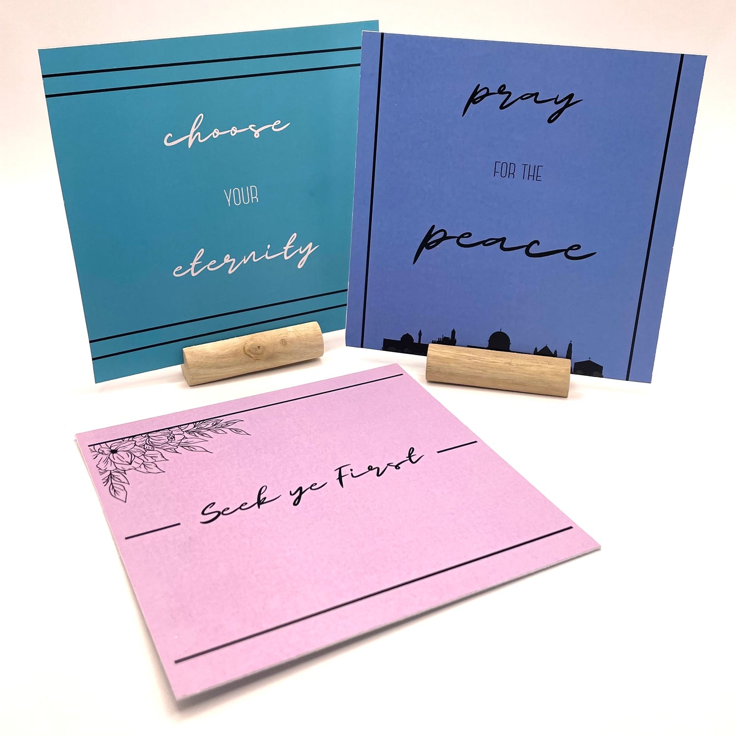 Wooden Stand for Cards