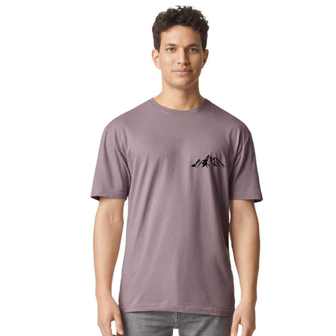 Faith Can Move Mountains Crew neck T shirt Paragon Front