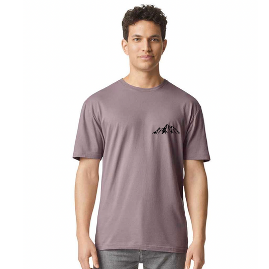 Faith Can Move Mountains Crew neck T shirt Paragon Front