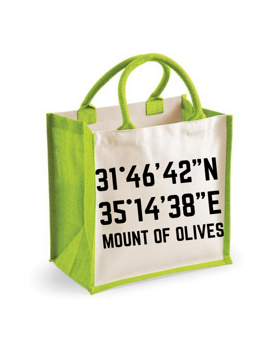 Mount of Olives Jute Bag
