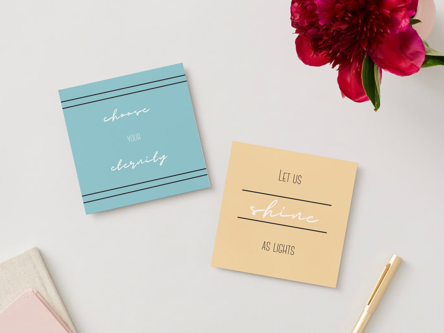Greeting/devotion cards- hymns of praise