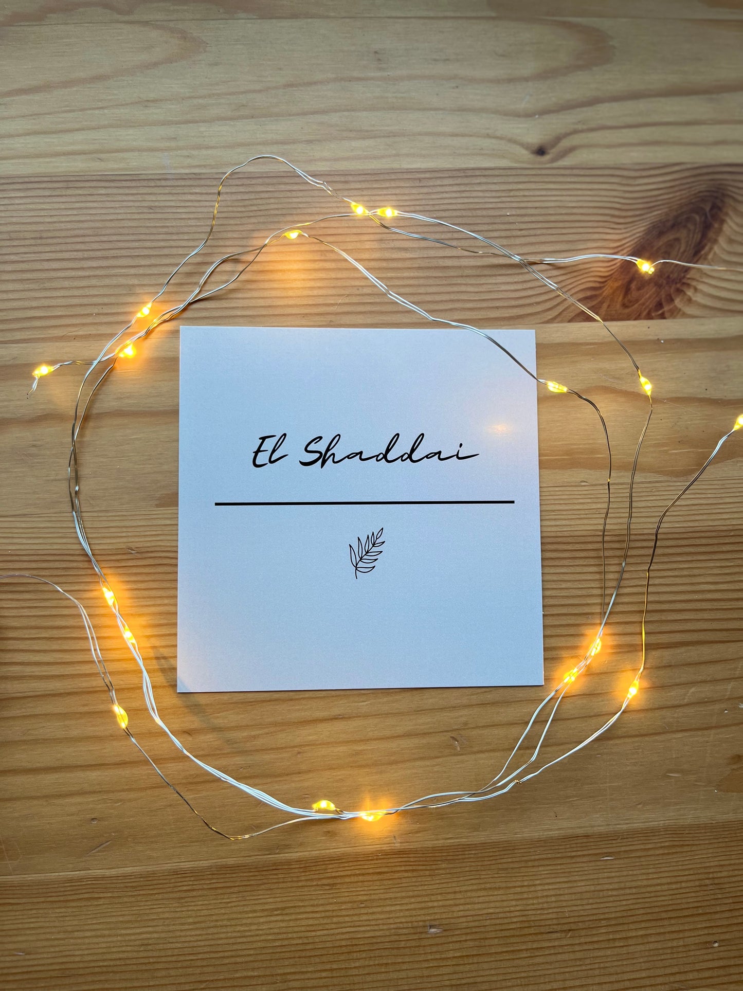 Hymn Card- El Shaddai