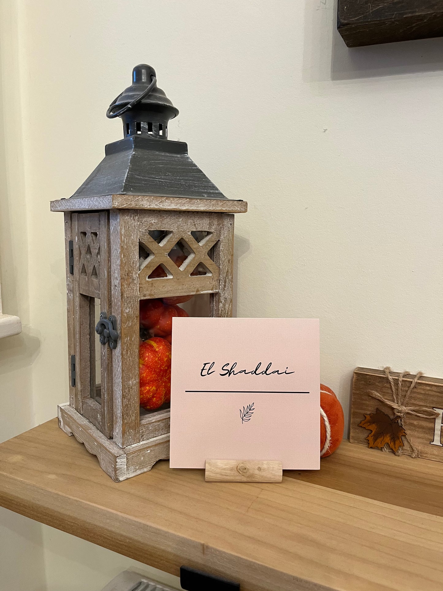 Hymn Card- El Shaddai