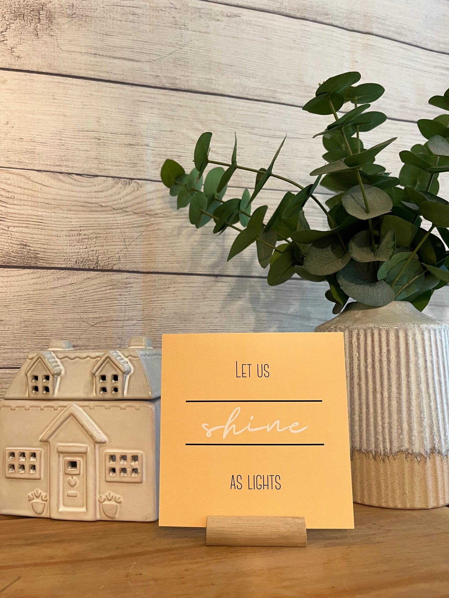 Shine as Lights Hymn Card