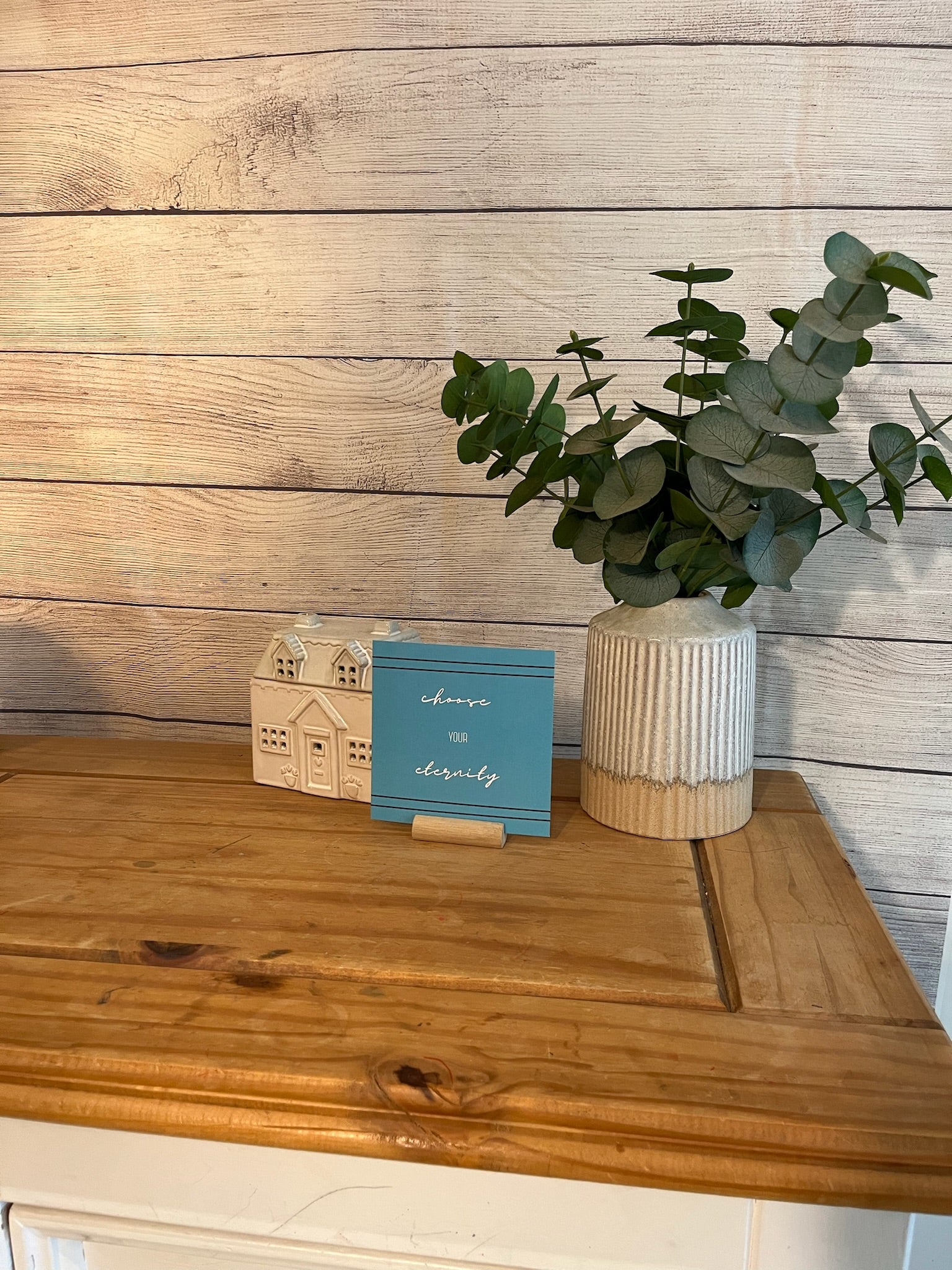 Hymn Card Bible Choose your Eternity Note let Bible verse Greeting card