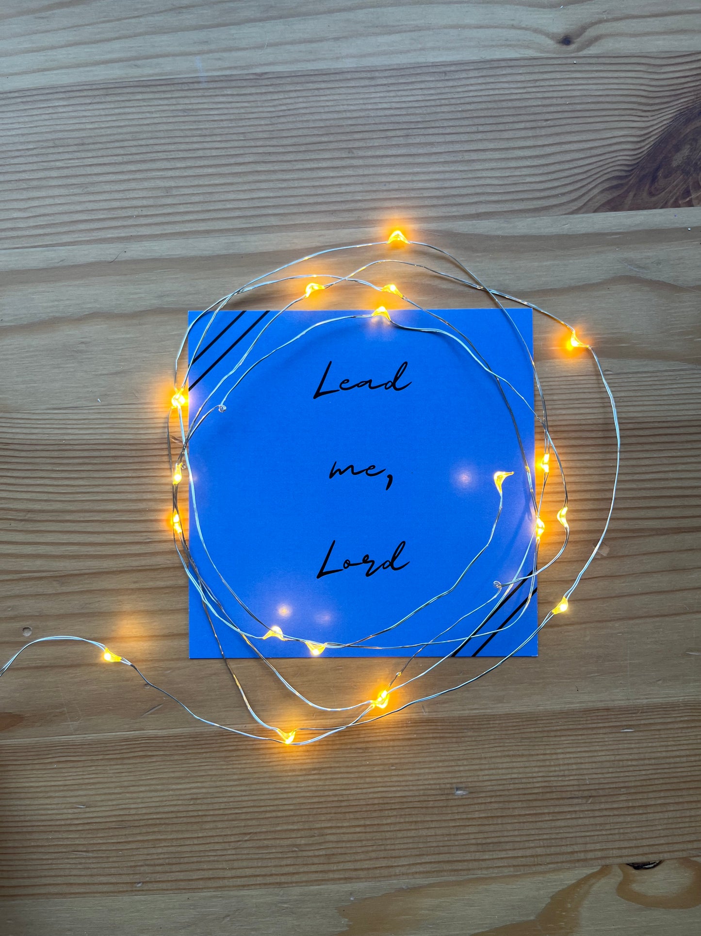 Lead me Lord Hymn Card