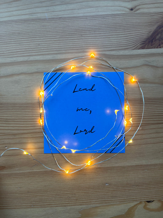 Lead me Lord Hymn Card