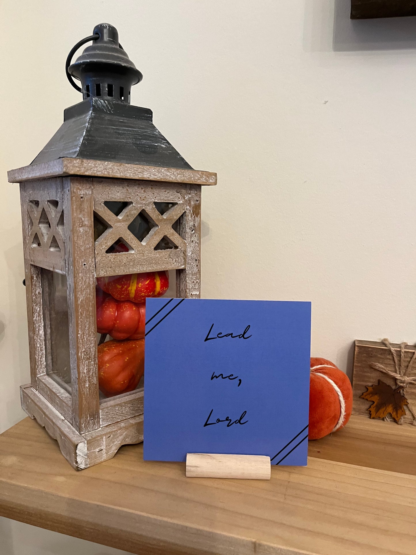 Lead me Lord Hymn Card