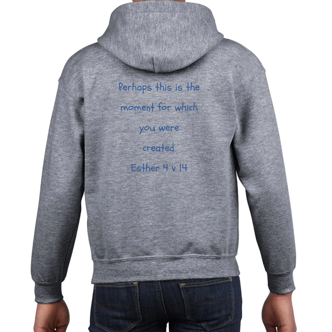 Bible heroes: Esther kids hoodie