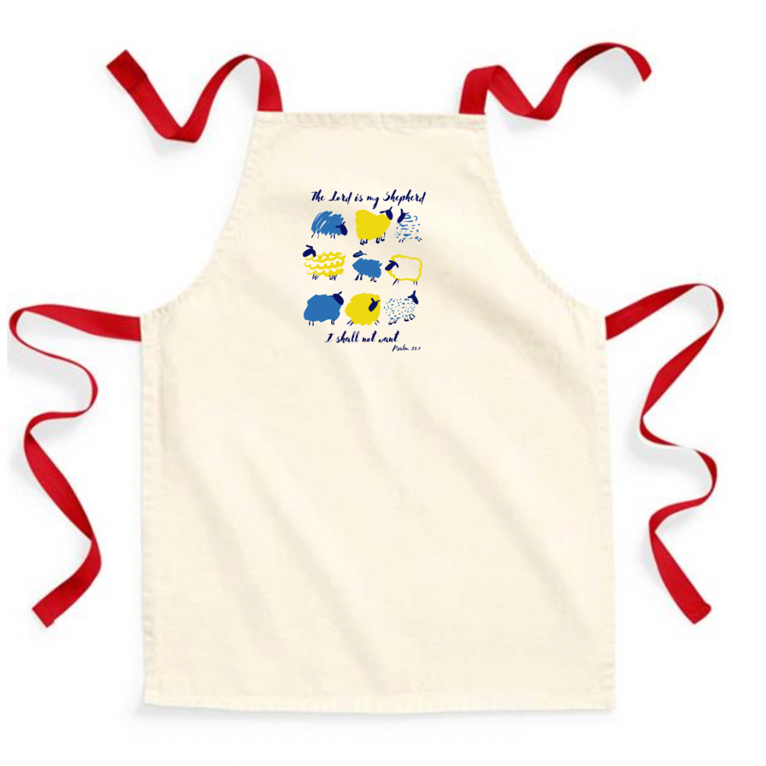 Little Shepherd's Helpers- Psalm 23 Cotton Apron