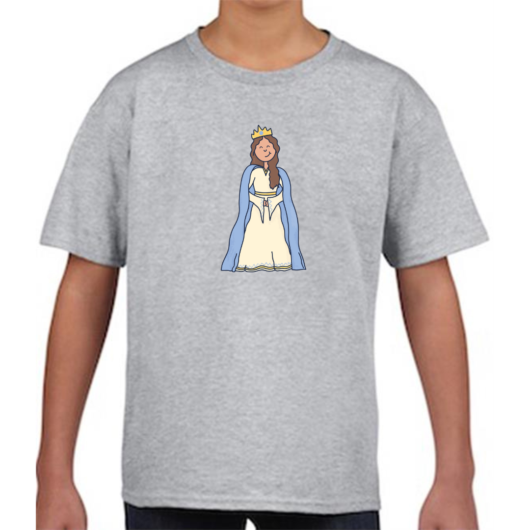 Esther Bible Heroes T Shirt Grey