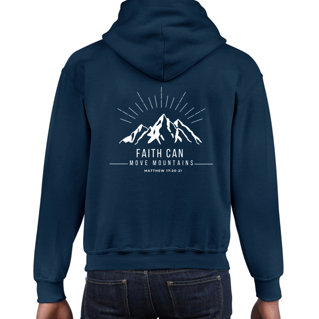 Faith Can Move Mountains- Kids Hoody