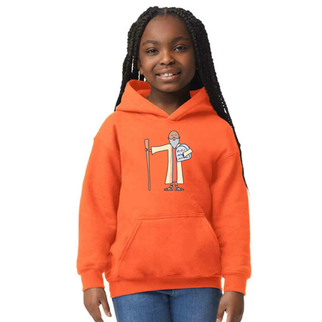 Bible heroes: Moses kids hoodie