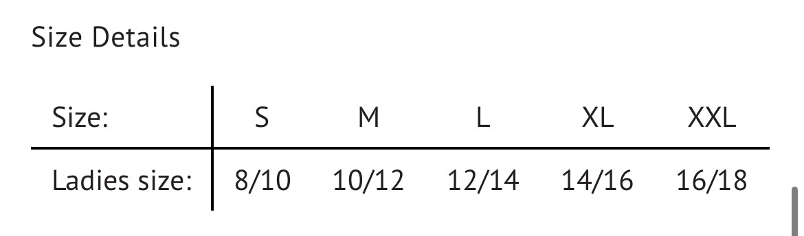 Women's Size Chart