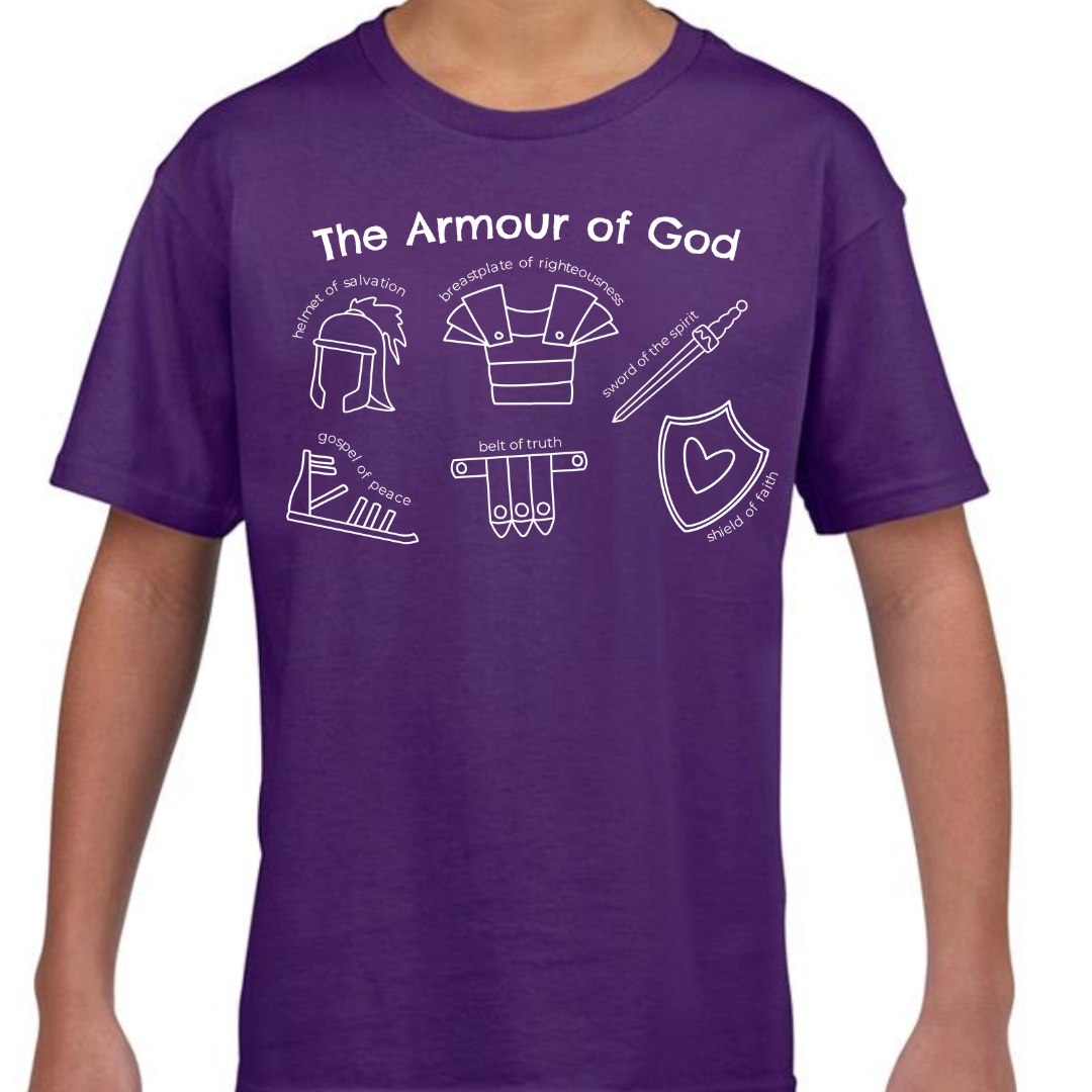 Armour of God Outline T shirt