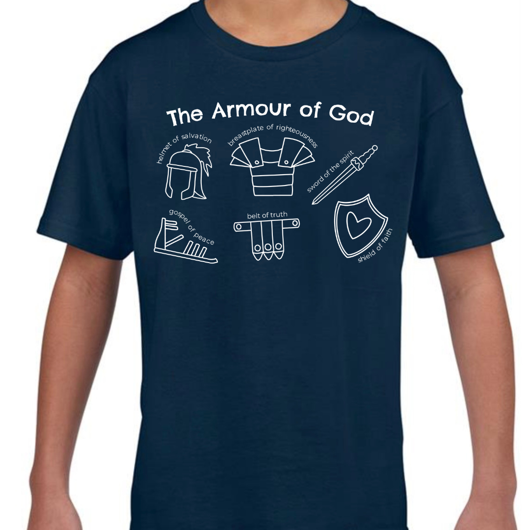 Armour of God Outline T shirt