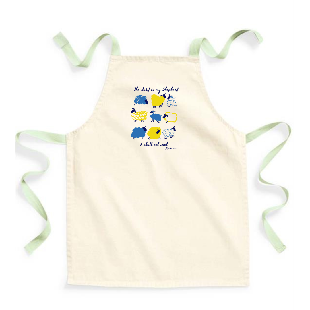 Little Shepherd's Helpers- Psalm 23 Cotton Apron