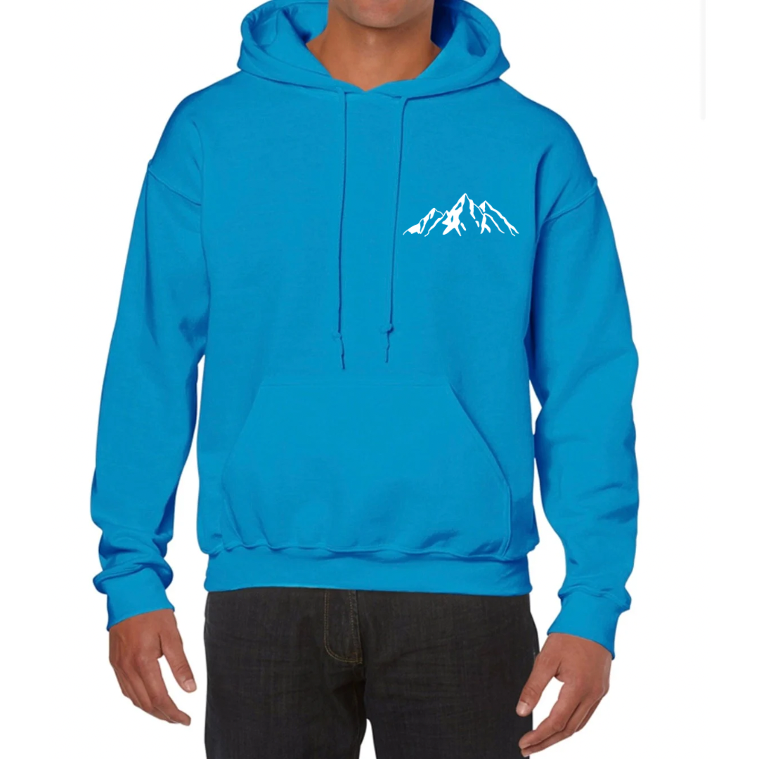 Faith Can Move Mountains Hoodie Sapphire Blue 