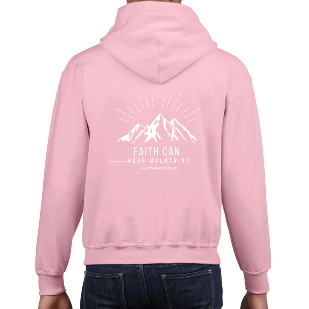 Faith Can Move Mountains- Kids Hoody