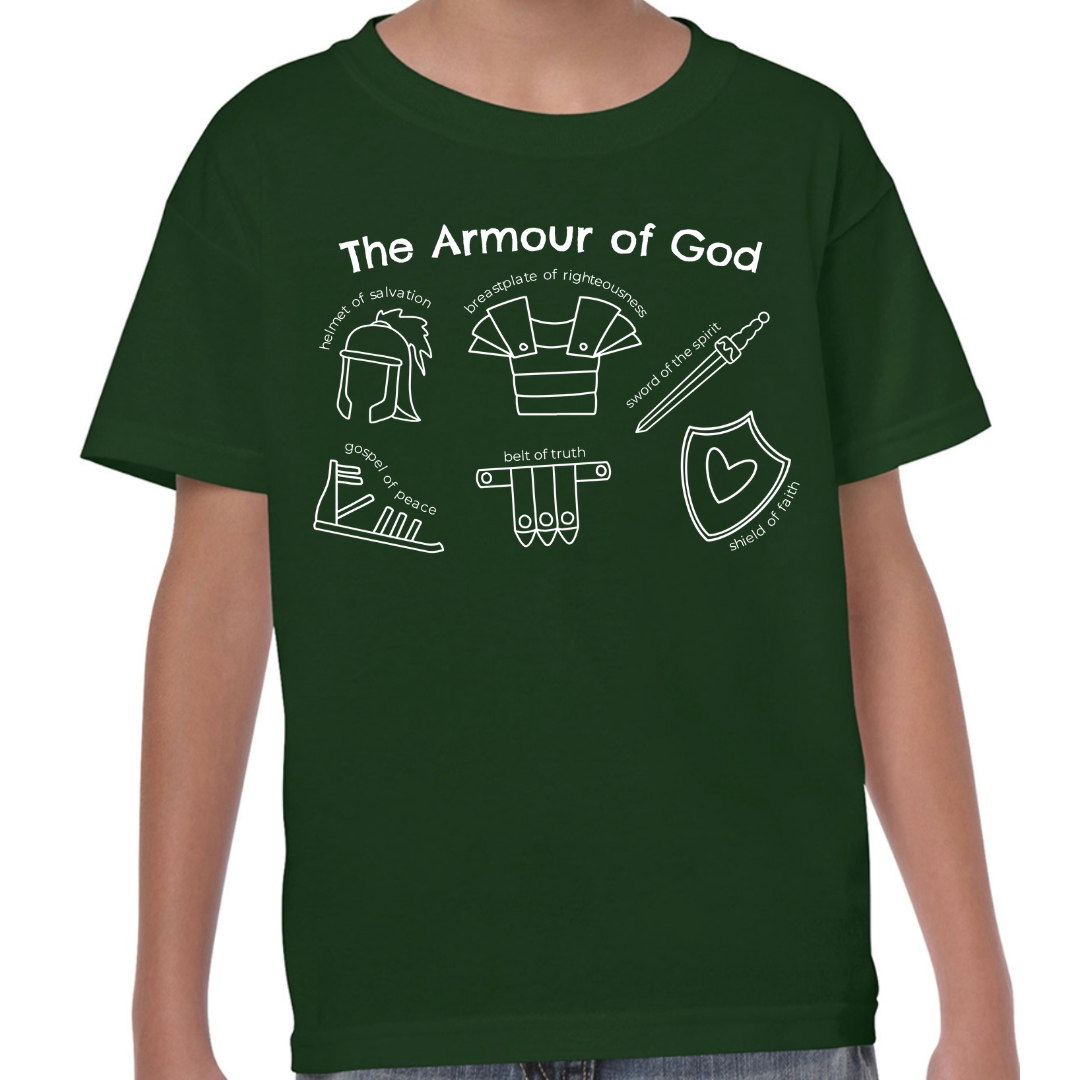 Armour of God Outline T shirt