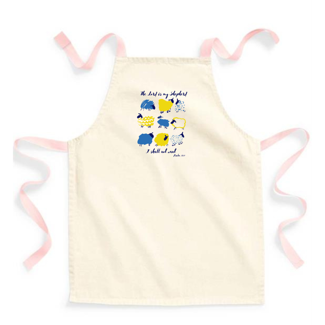 Little Shepherd's Helpers- Psalm 23 Cotton Apron