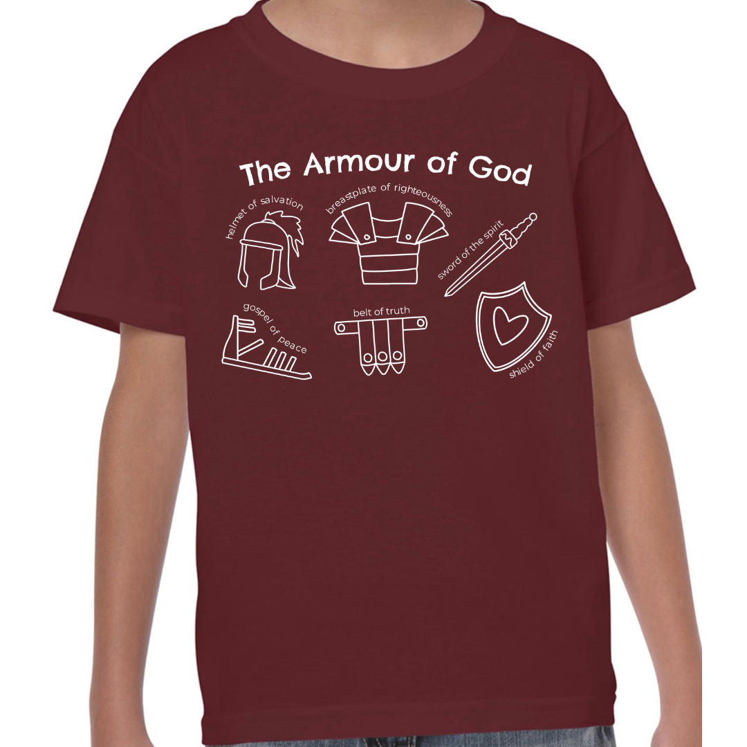 Armour of God Outline T shirt