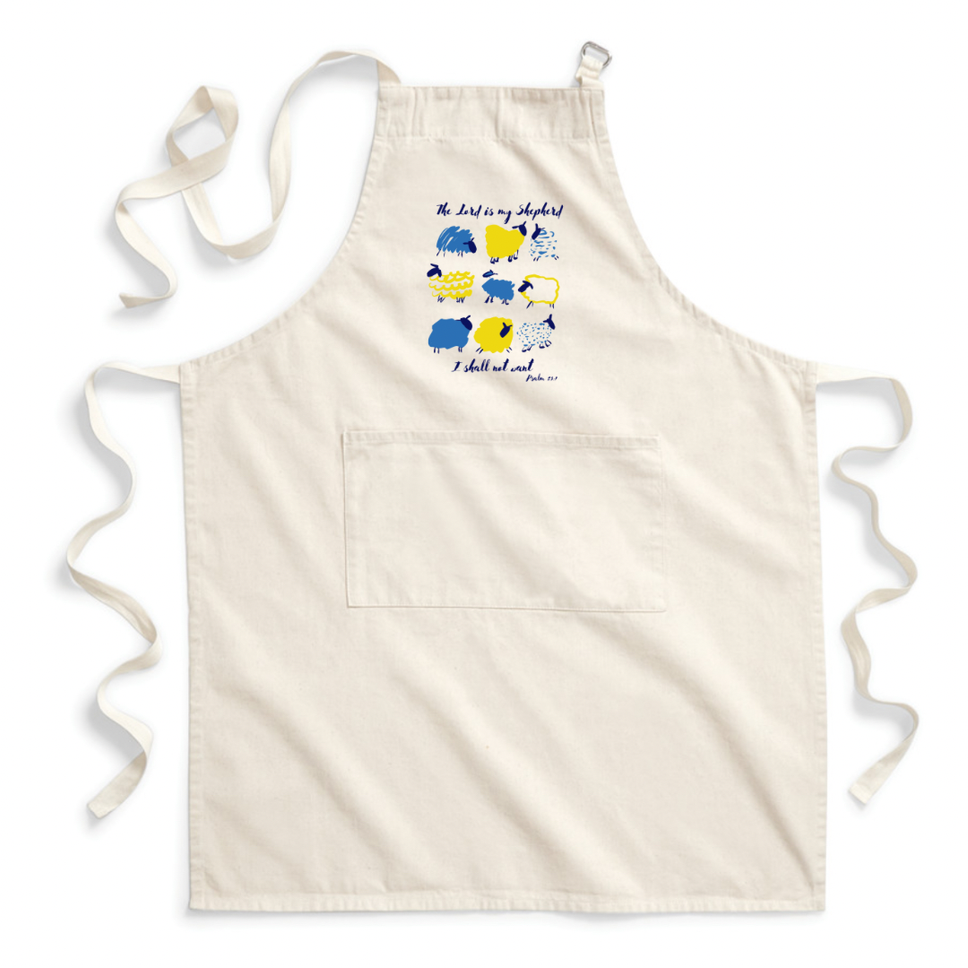 Bible Verse Shepherd Psalms Apron