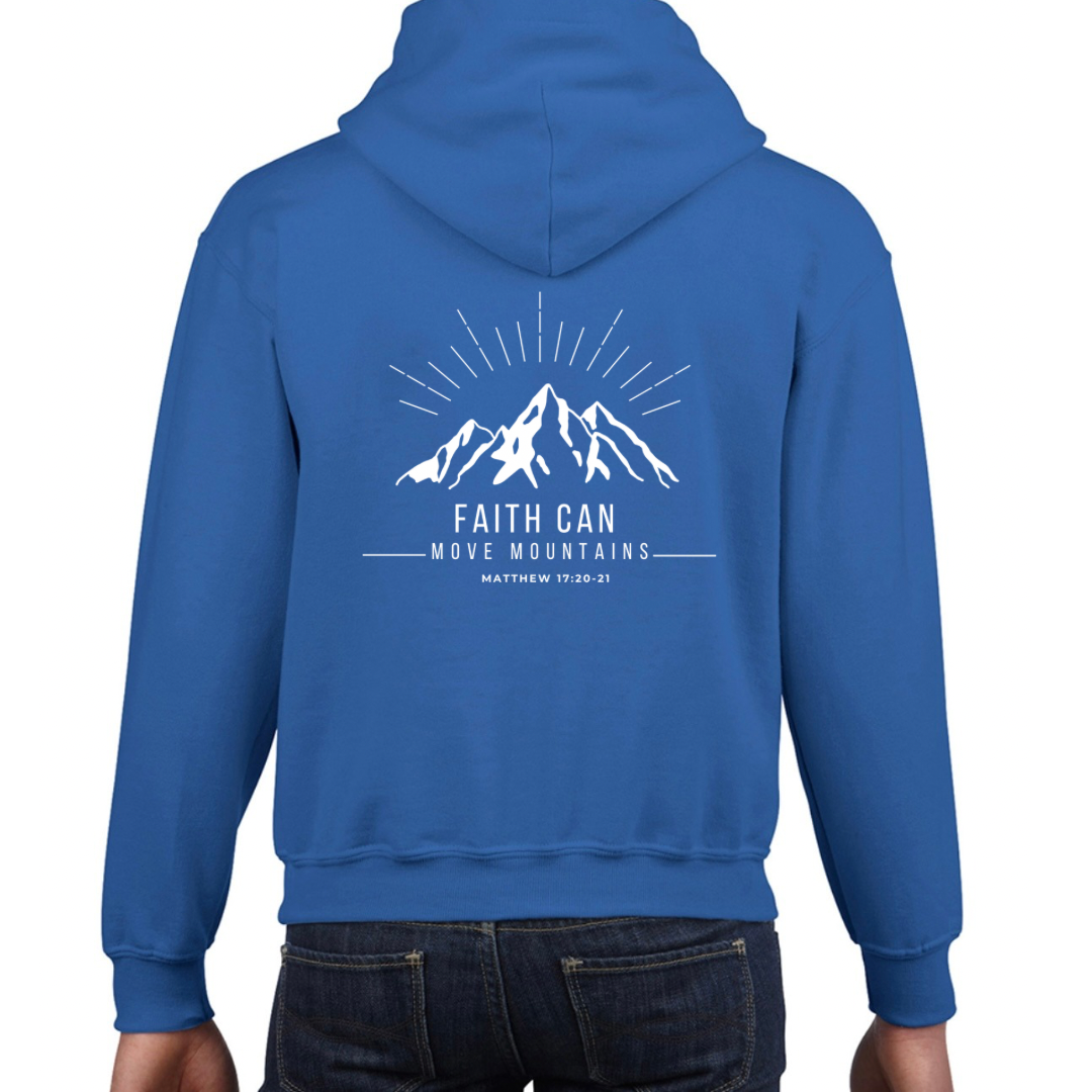 Faith Can Move Mountains- Kids Hoody