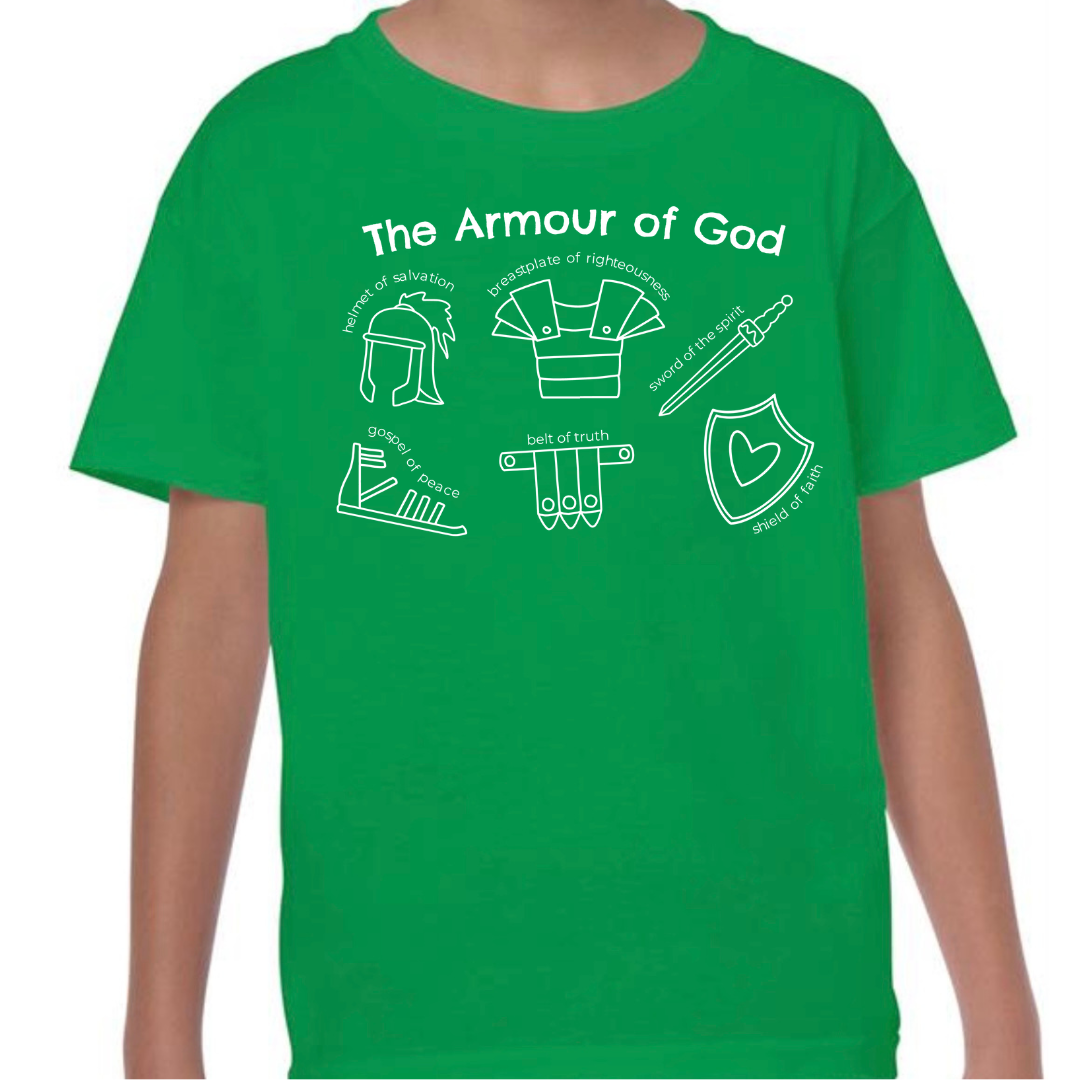 Armour of God Outline T shirt