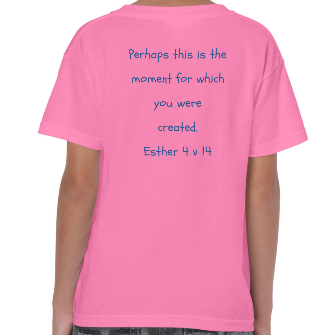 Esther Bible Heroes Back Hot Pink For This Moment you were chosen