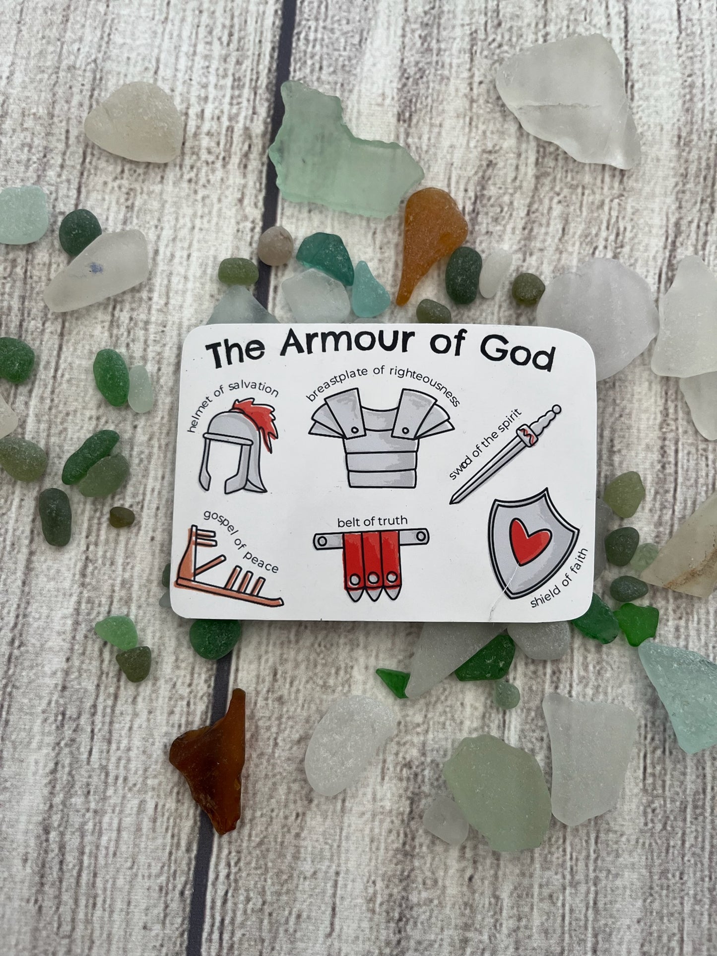 Armour of God Vinyl Stickers Bible Ephesians