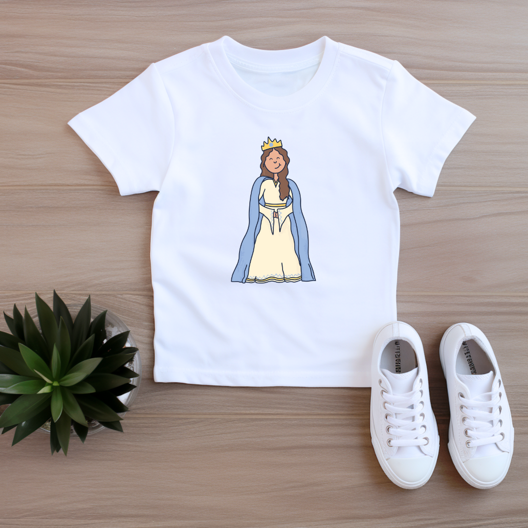 Esther Bible Heroes T Shirt White