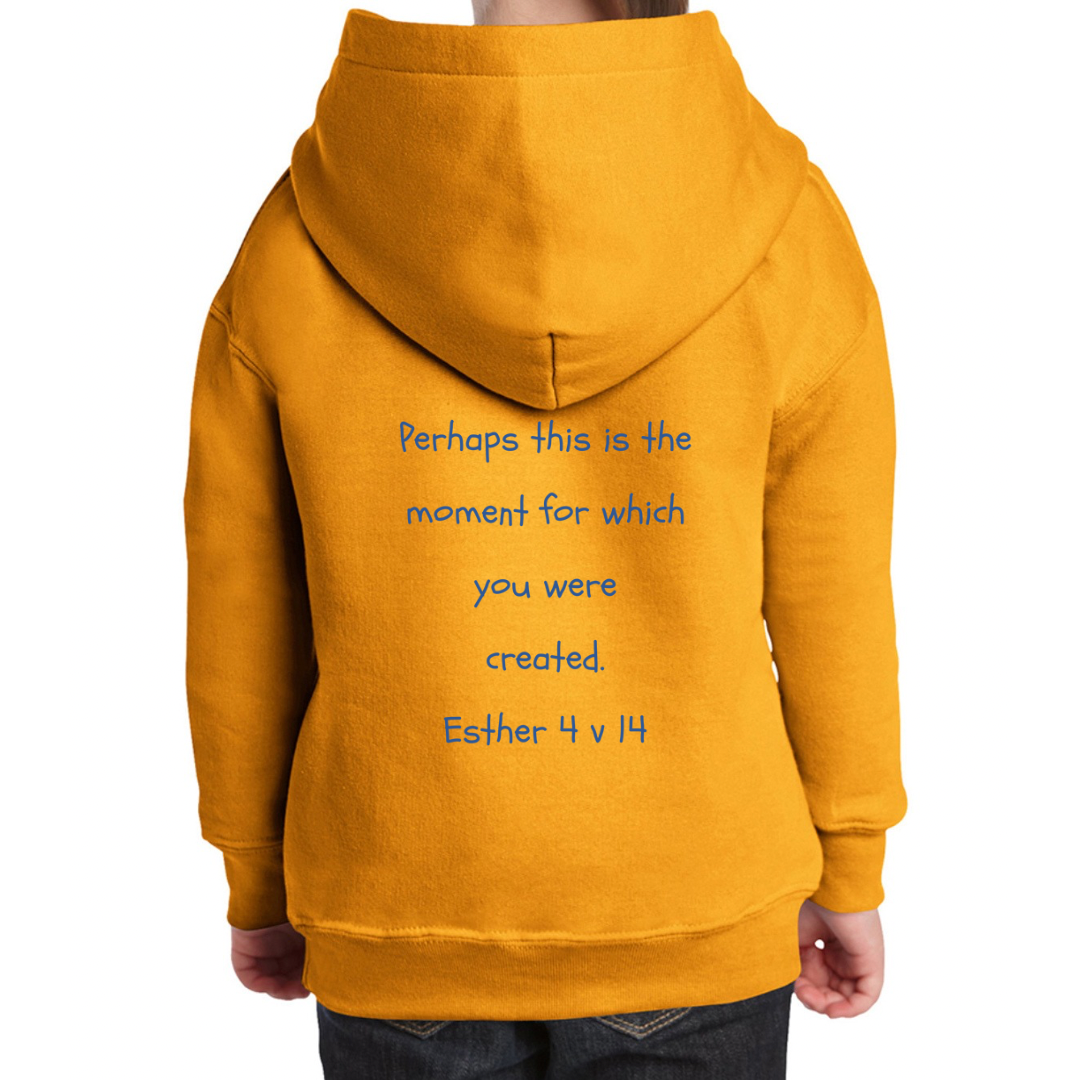 Bible heroes: Esther kids hoodie