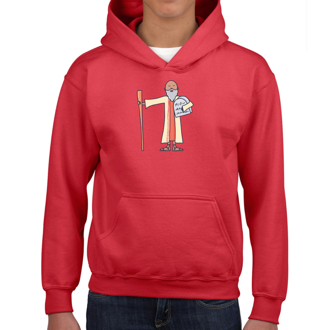 Bible heroes: Moses kids hoodie