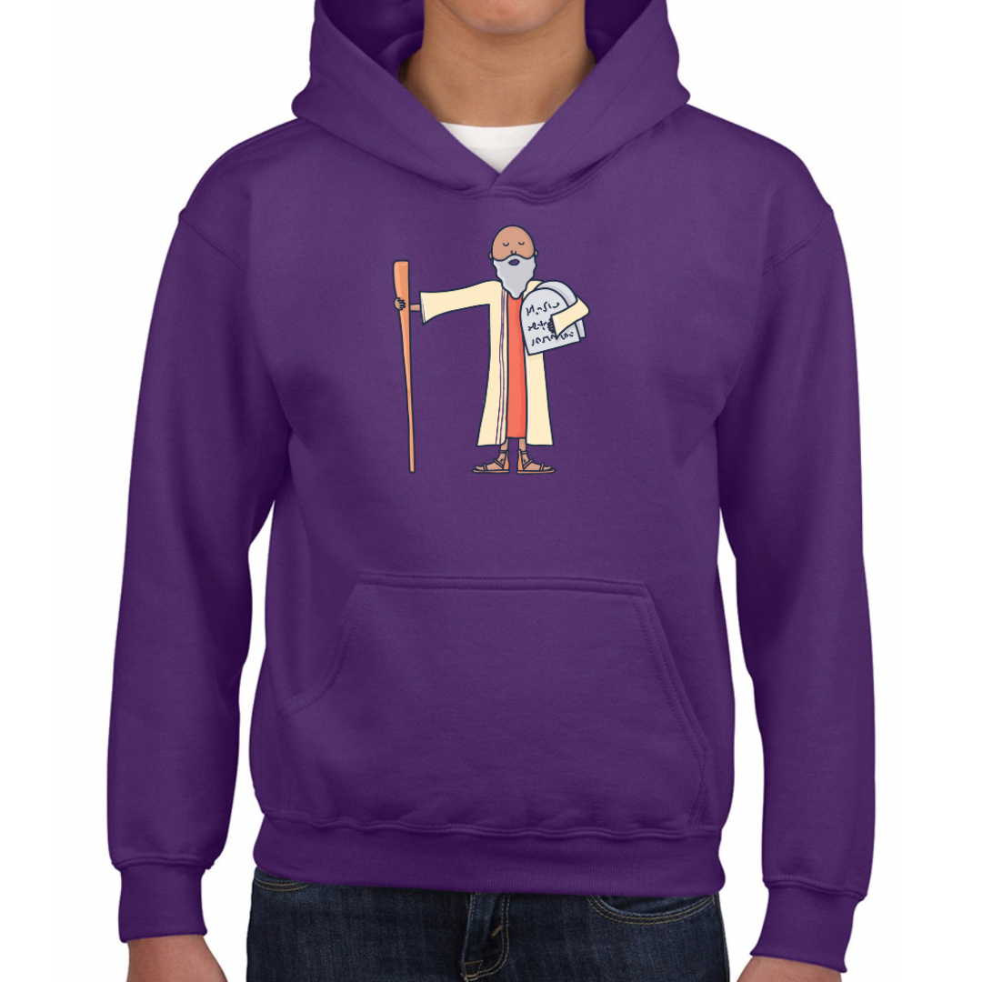 Bible heroes: Moses kids hoodie