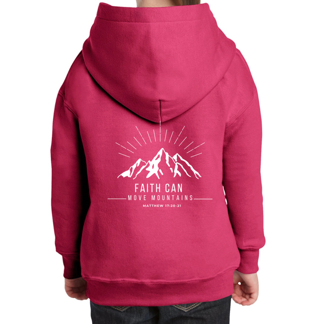 Faith Can Move Mountains- Kids Hoody