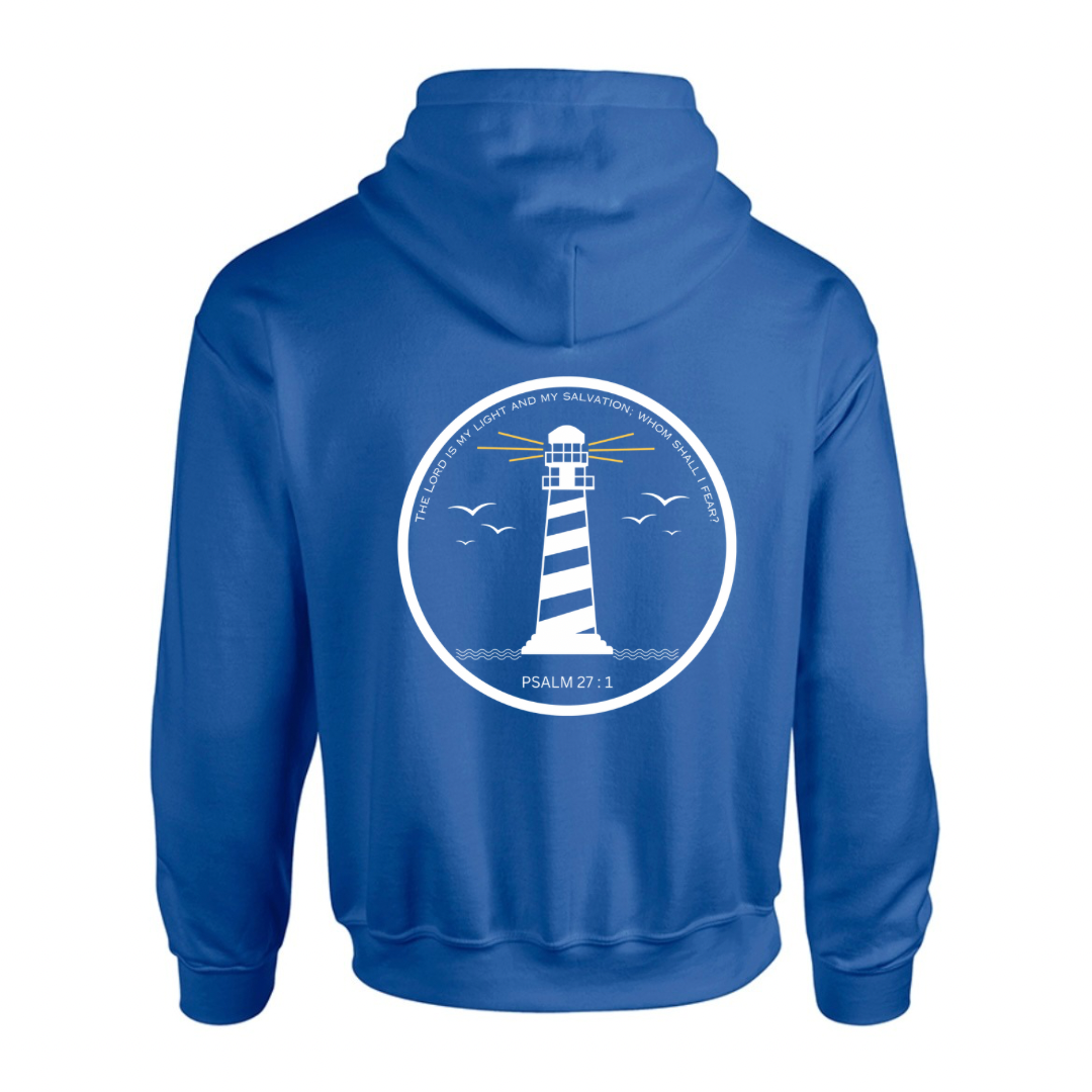 Lighthouse bible verse sweatshirt Royal Blue