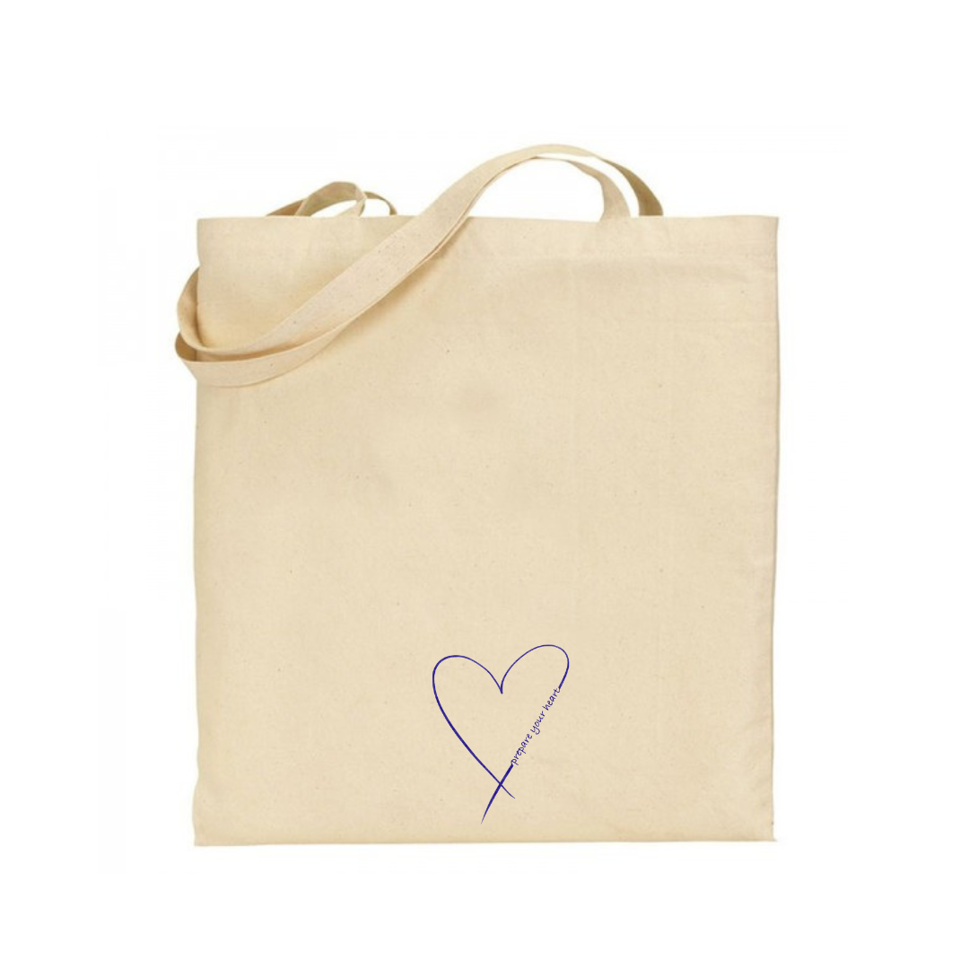 Prepare your heart- tote shopping/gift bag