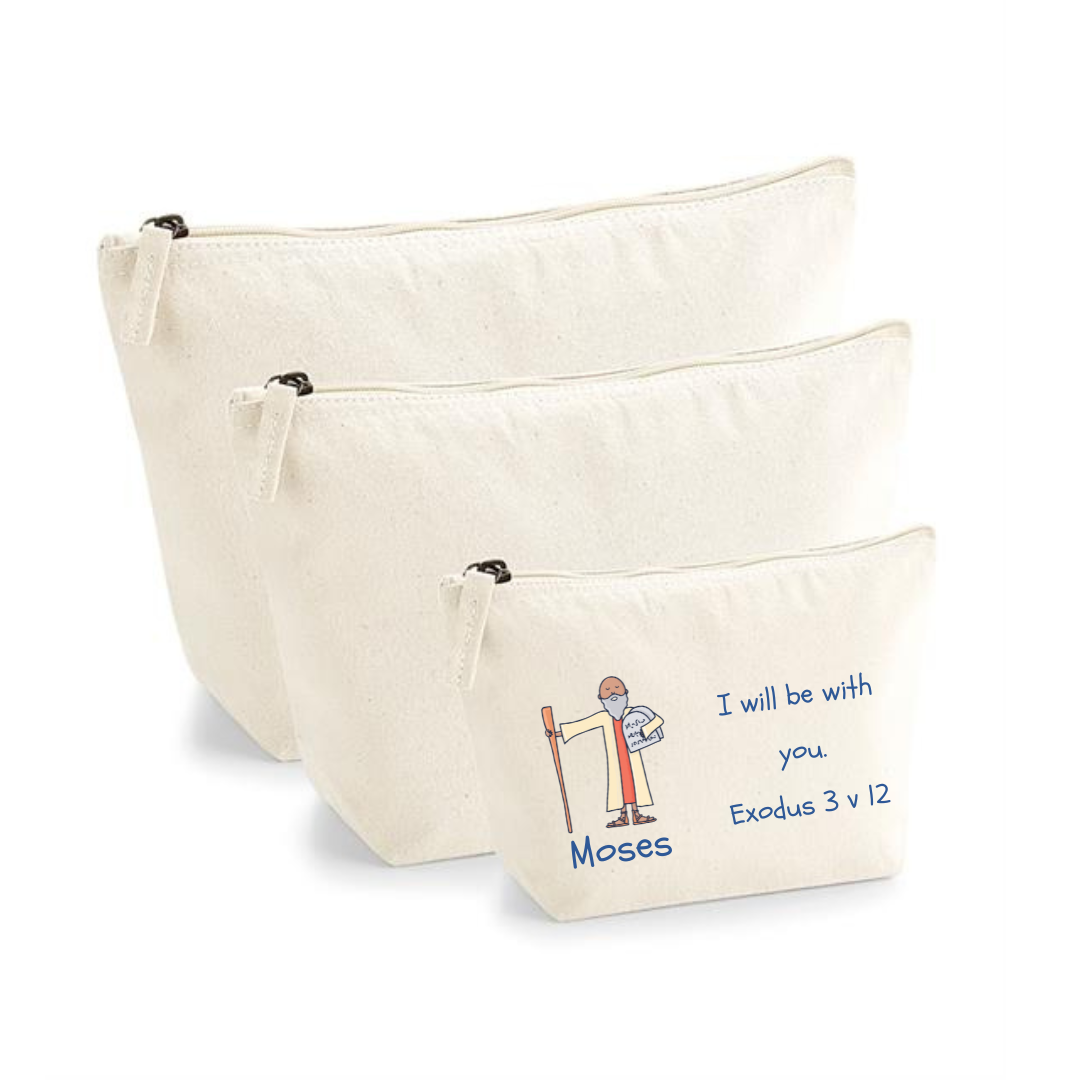 Moses Bible Heroes Accessory Bags - 3 sizes