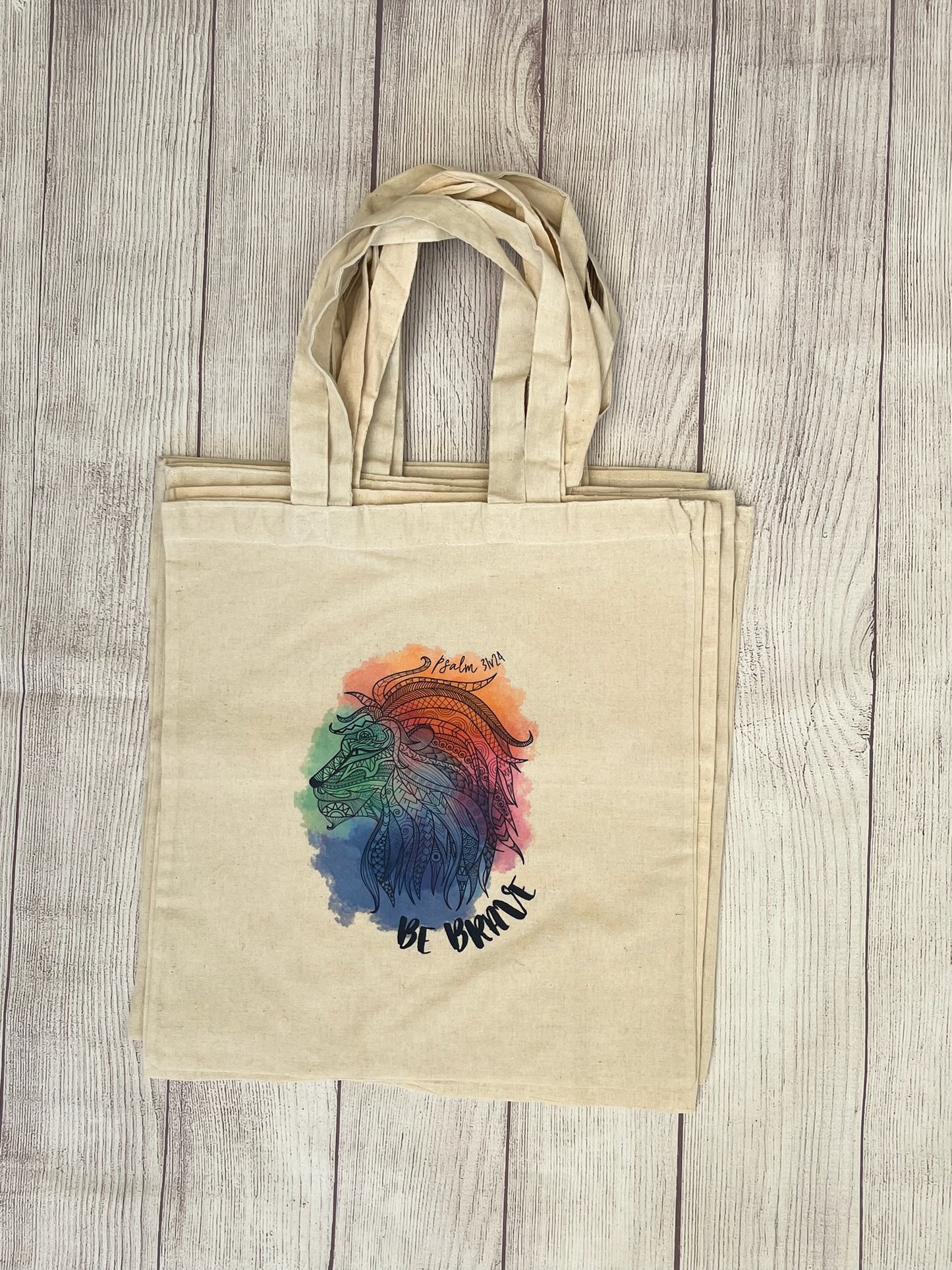 Armour of God Tote bags