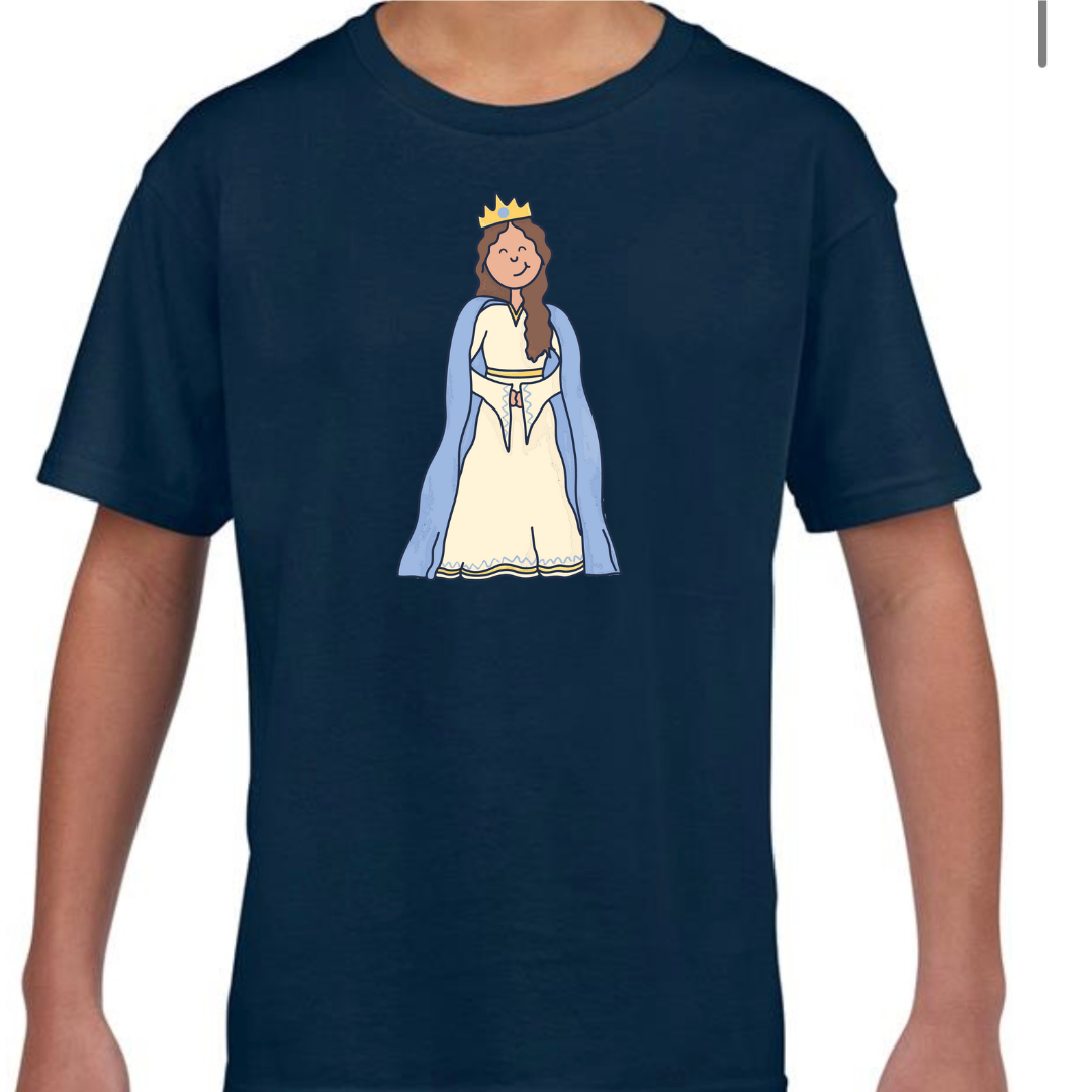 Esther Bible Heroes T Shirt Navy