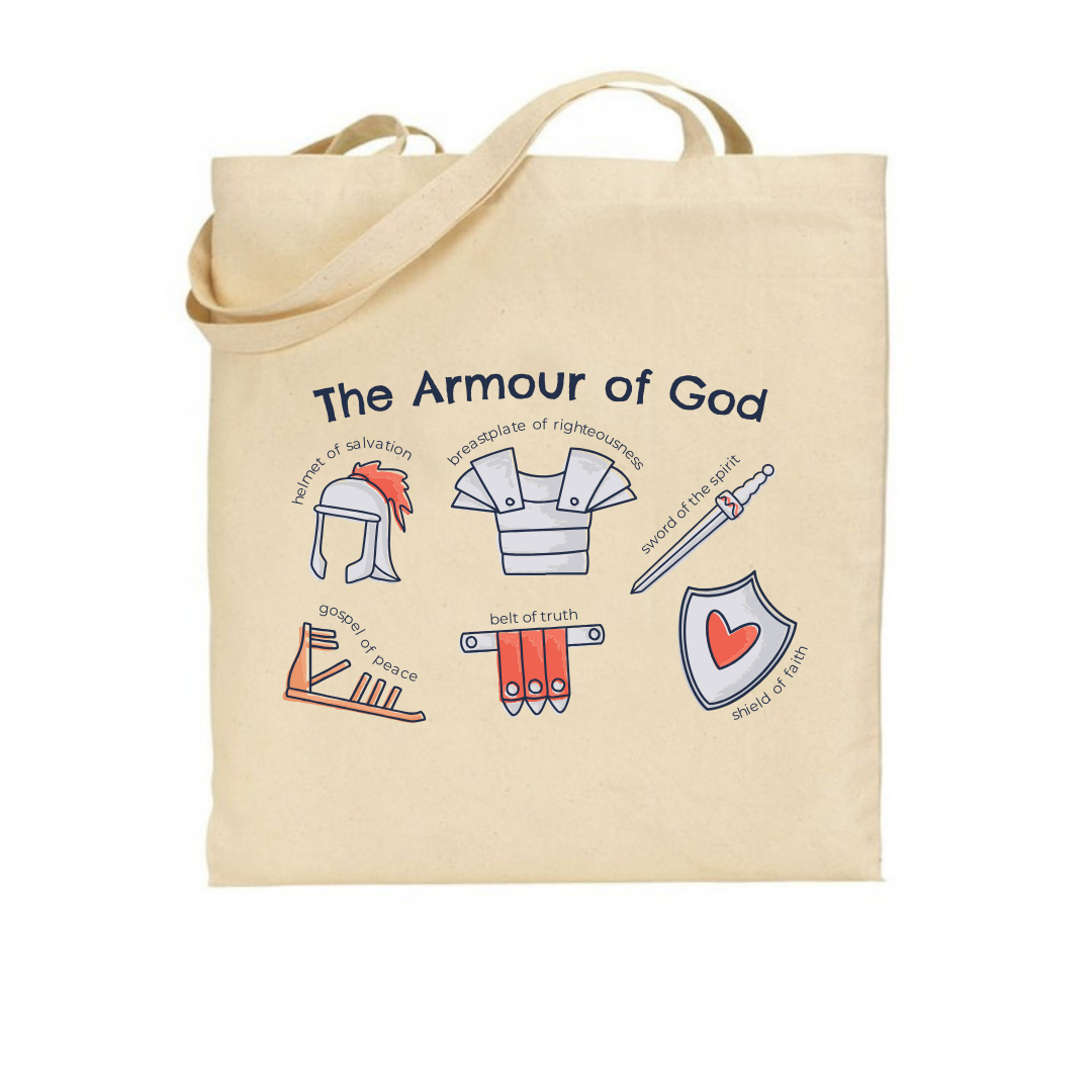 Armour of God Tote Bag Bible Ephesians