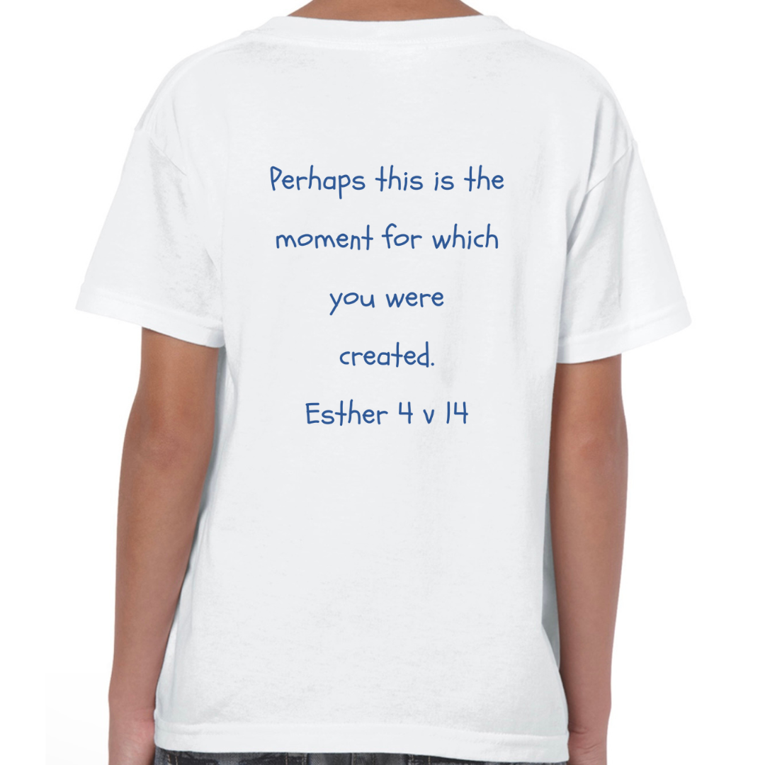 Esther Bible Heroes Back White For This Moment you were chosen