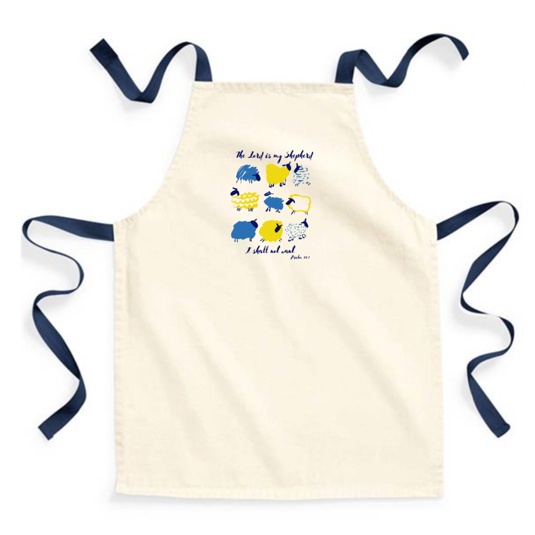 Little Shepherd's Helpers- Psalm 23 Cotton Apron