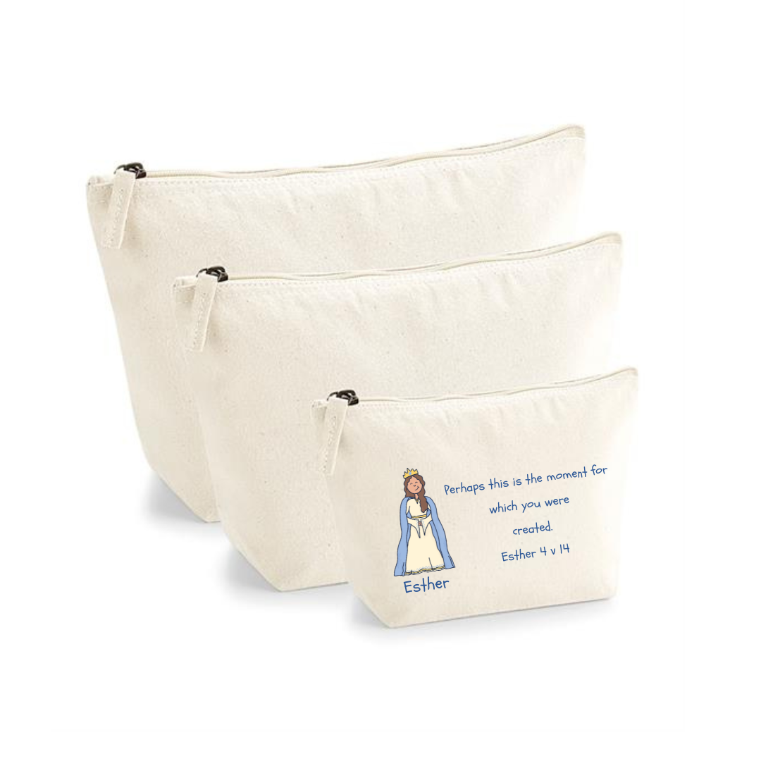 Esther Bible Heroes Accessory Bags - 3 sizes