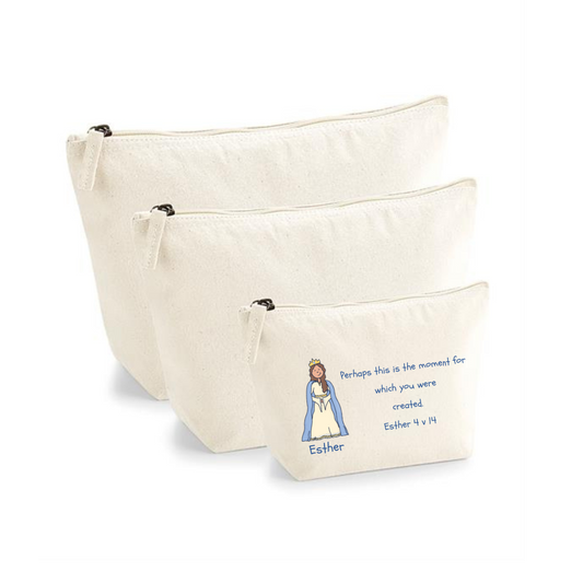 Esther Bible Heroes Accessory Bags - 3 sizes