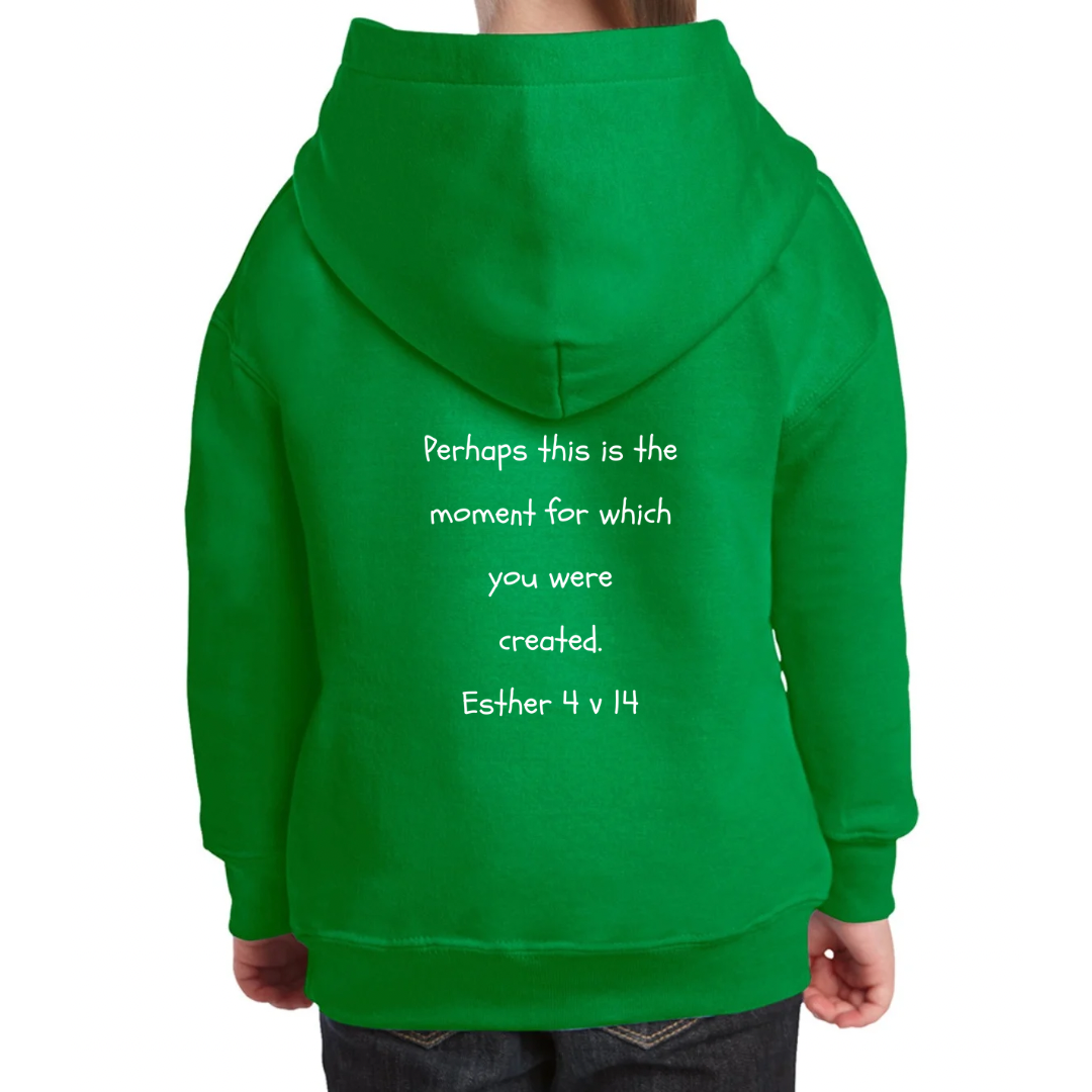 Bible heroes: Esther kids hoodie