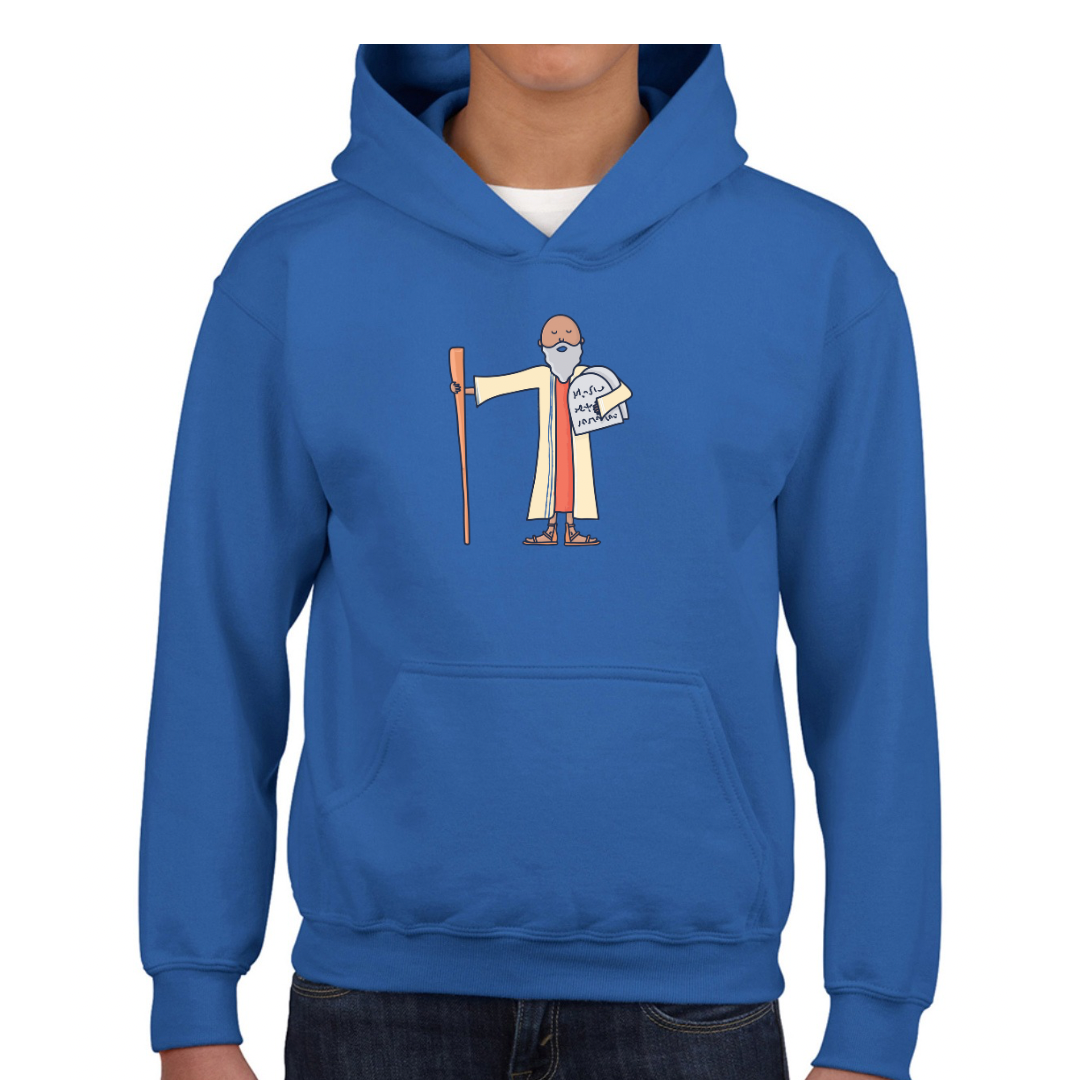 Bible heroes: Moses kids hoodie